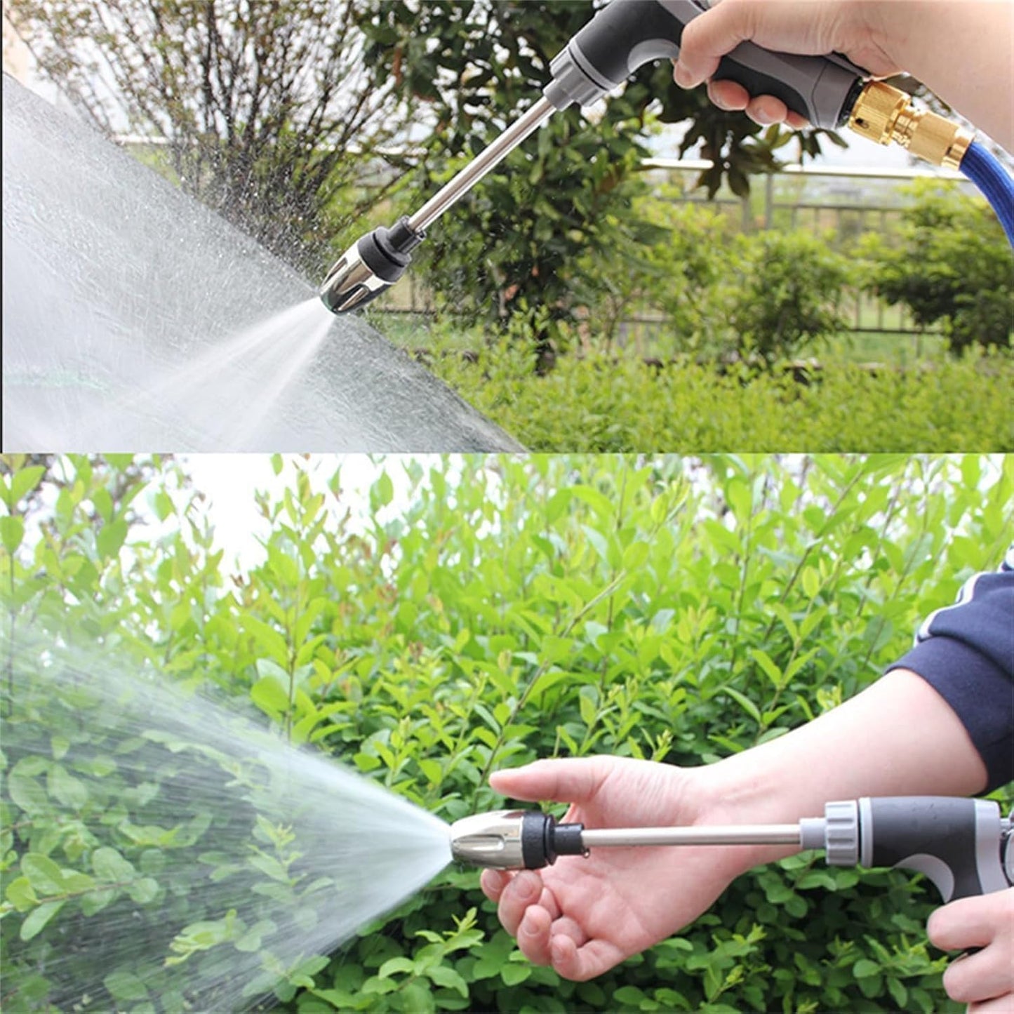 Waterblitz Pressure Washer,2025 New Waterblitz High Pressure Water Washer,Water Blitz Hose Nozzle,with 360° Rotating for Three Spray Modes (Water Gun + Connector*2)