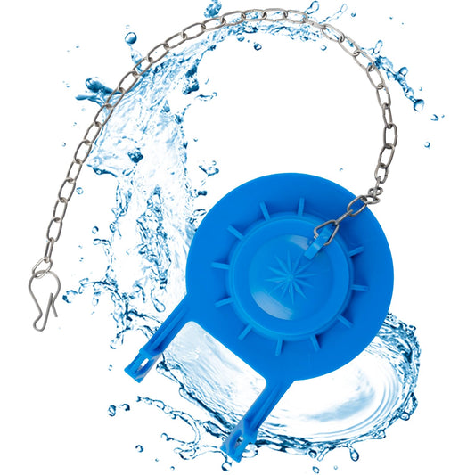 Universal 2-Inch Toilet Flappers Replacement Compatible with Gerber Toto Kohler American Standard, Heavy Duty Rubber Toilet Flapper with Stainless Steel Chain, Water Conserve, Easy Install