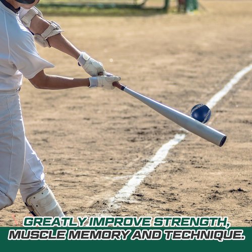 Arrowbash Weighted Softball Set - Bulk Training Softballs with Drawstring Bag for Enhanced Performance