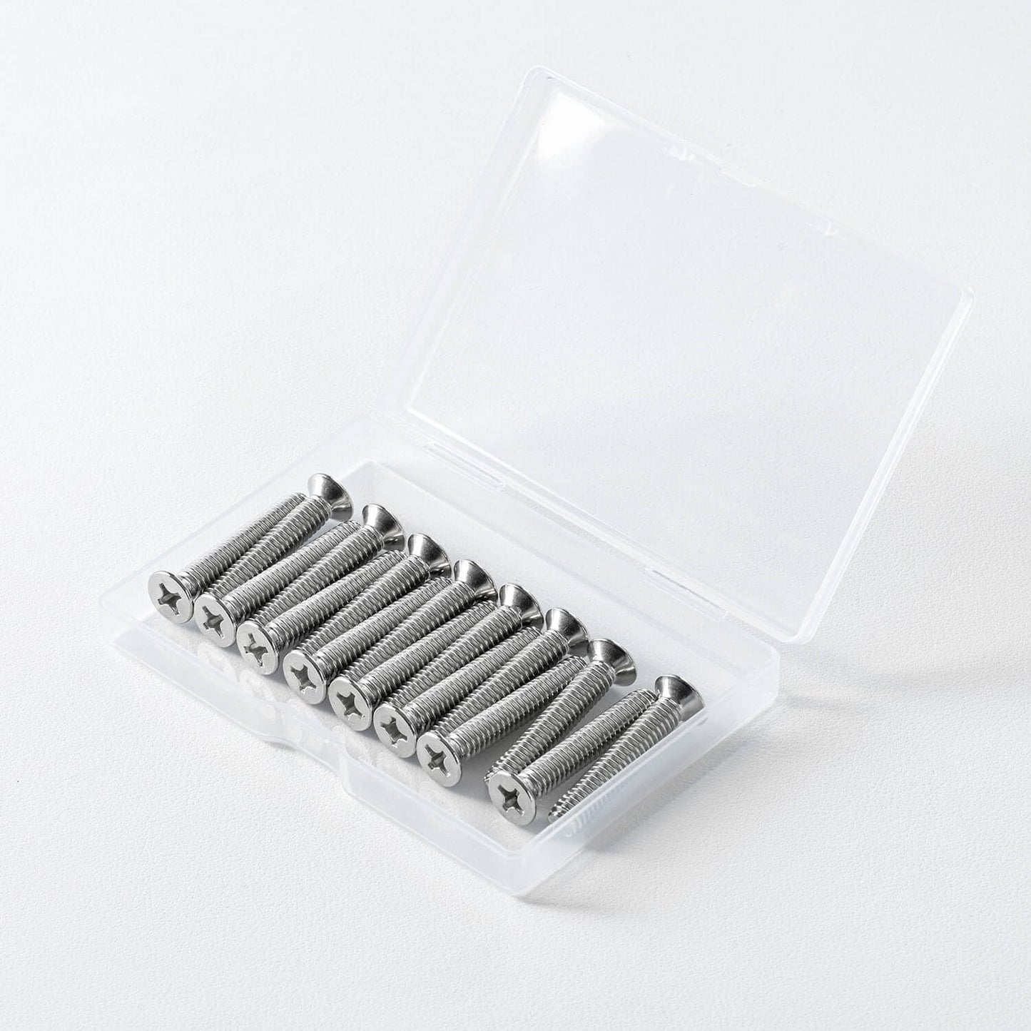 1/4-20 x 4'' (10 Pack) Flat Head Machine Screw, Phillips Drive, 304 Stainless Steel 18-8, Bright Finish, Fully Machine Thread