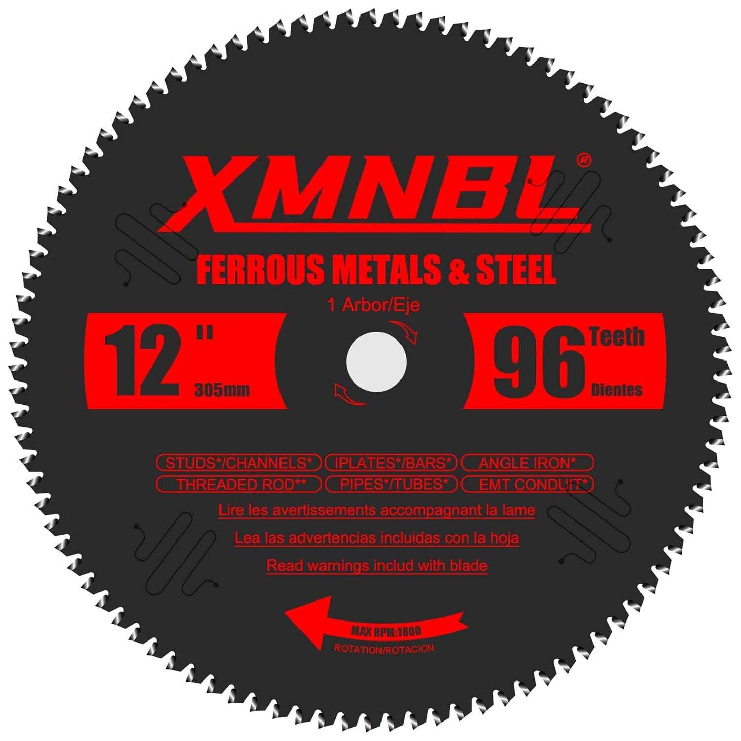 14-Inch Steel Cutting Saw Blade - 72T Carbide Replacement for Diablo D1472CF & Evolution Chop Saws