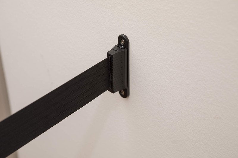 US Weight U2501 Wall Mount with Retractable Belt – 13' Black