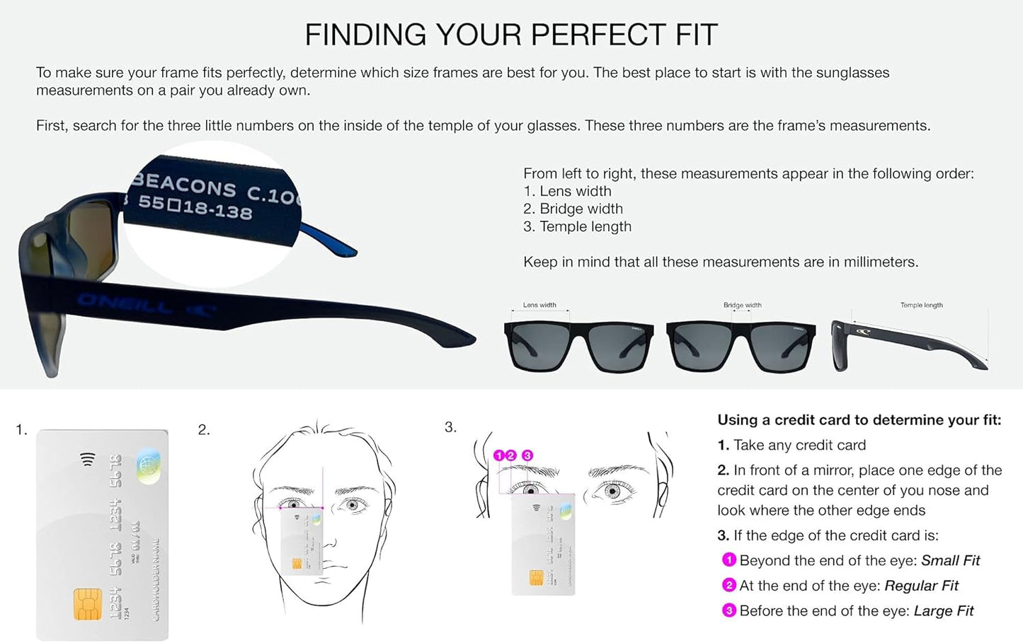 O'NEILL Harlyn 2.0 Men's Polarized Sunglasses - Large Fit, 57 mm Square Frame