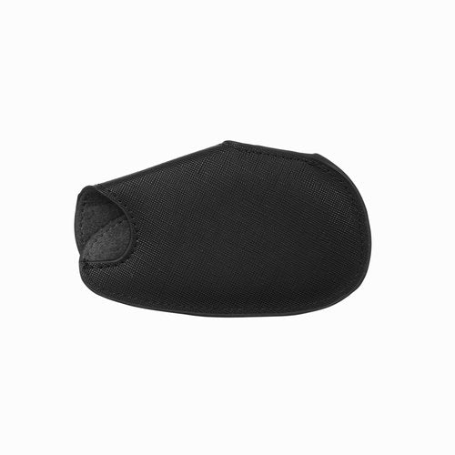 Golf Iron Covers Saffiano Leather Magnetic Club Headcover Black 1pc