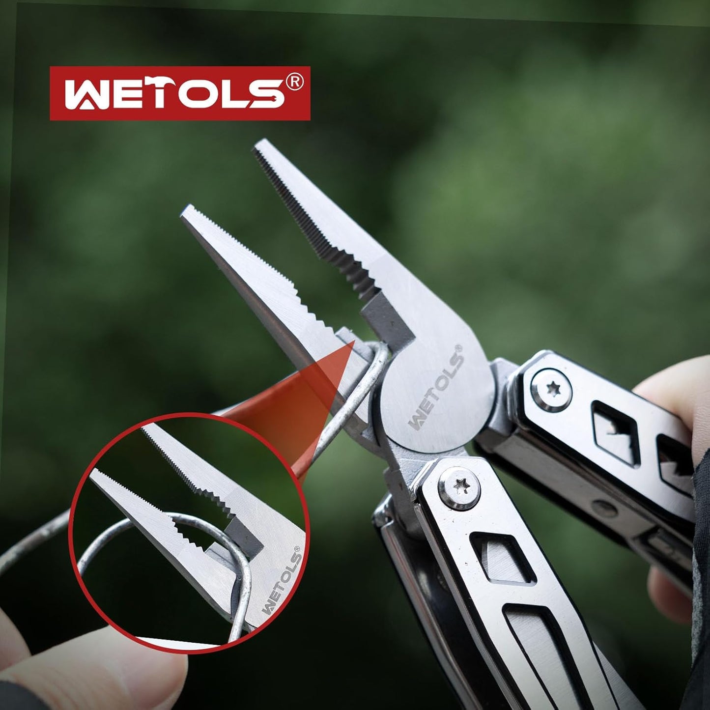 WETOLS 21-in-1 Multitool with Pocket Knife & Pliers - Perfect Christmas Gift for Men & Dads, EDC Survival Gear