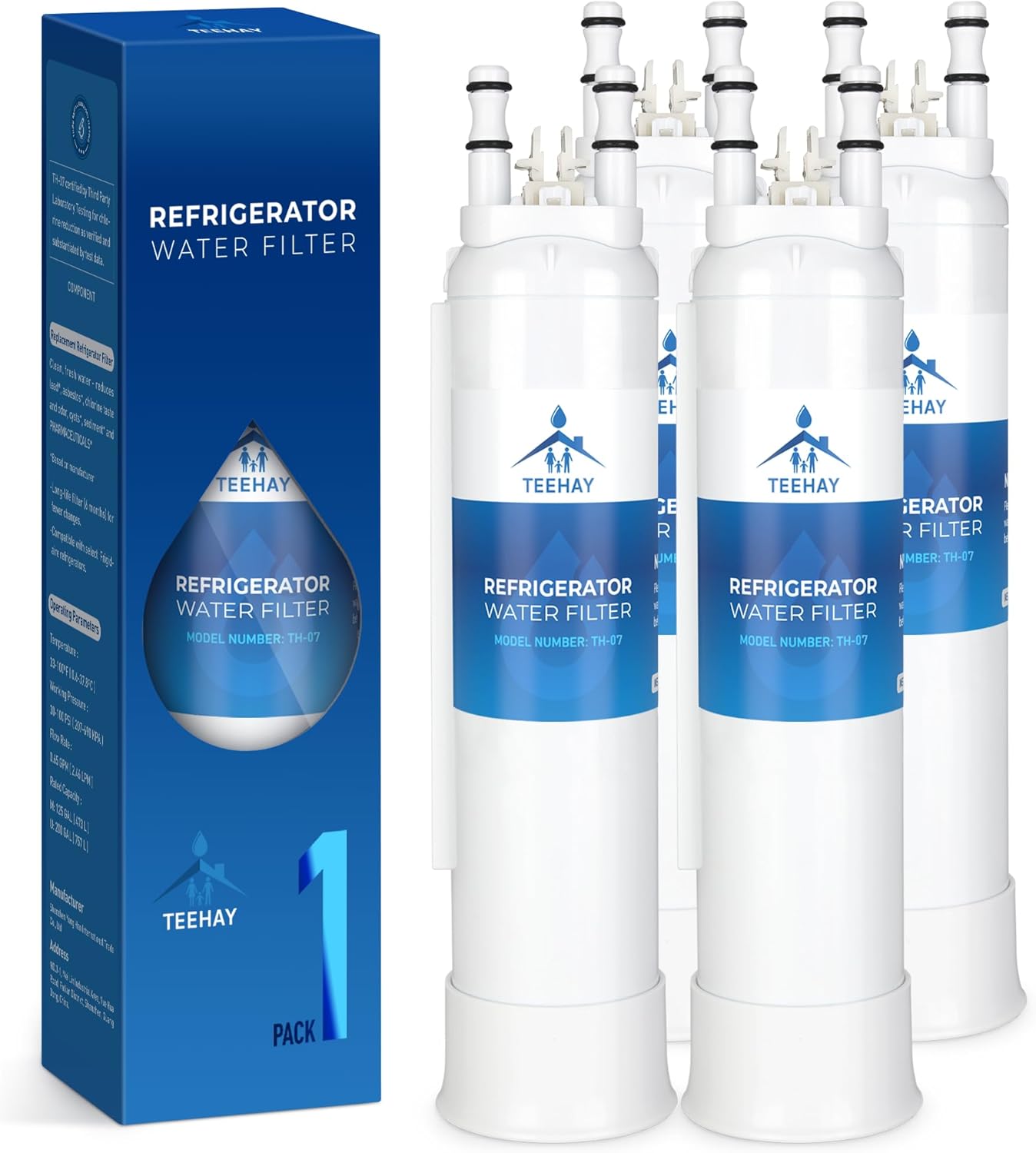 Frigidaire Water Filter Replacement FPPWFU01 - 3 Pack Compatible with PurePour PWF-1