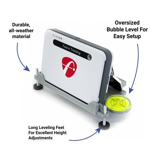 Leveling Stand Compatible with Flightscope Mevo+ - Heat Resistant, Adjustable, Made in The USA