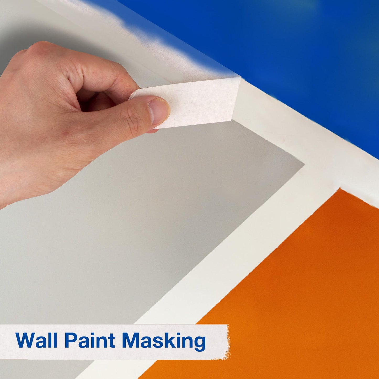 Maxwel Manufacturing Masking Tape Painters 1 Inch Wide - 60 Yards 3 Rolls No Residue Off White Auto Paint Masking Tape for General Purpose,Home Office DIY Paint,Labeling