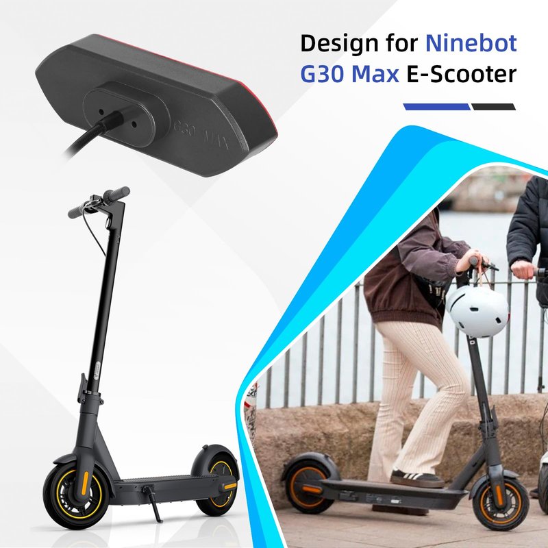 ulip Rear Mudguard Scooter Fender light Turn Signal Taillight with remote control Scooter Replacement Accessory Compatible with Segway Ninebot G30 Max Scooter