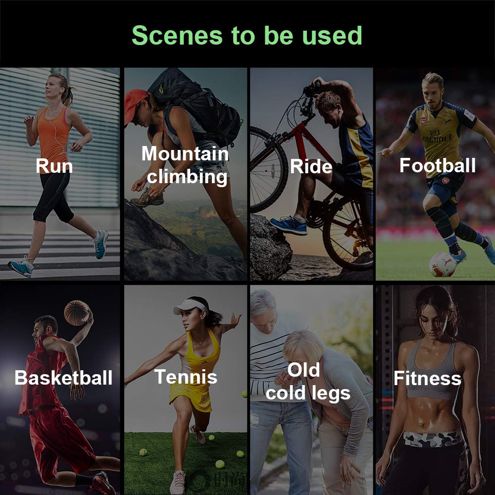 PISIQI Knee Compression Sleeves Basketball Volleyball Knee Pads Compression Leg Sleeve Football Adult Knee Brace Support Leg Sleeve Knee Protector Calf Support Snowboard Kneepad