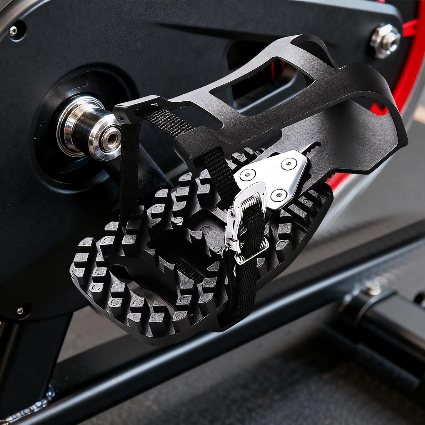 Skiennix Friendship Toe Cages - Convert Peloton Delta Pedals to Toe Clip Cages with Straps