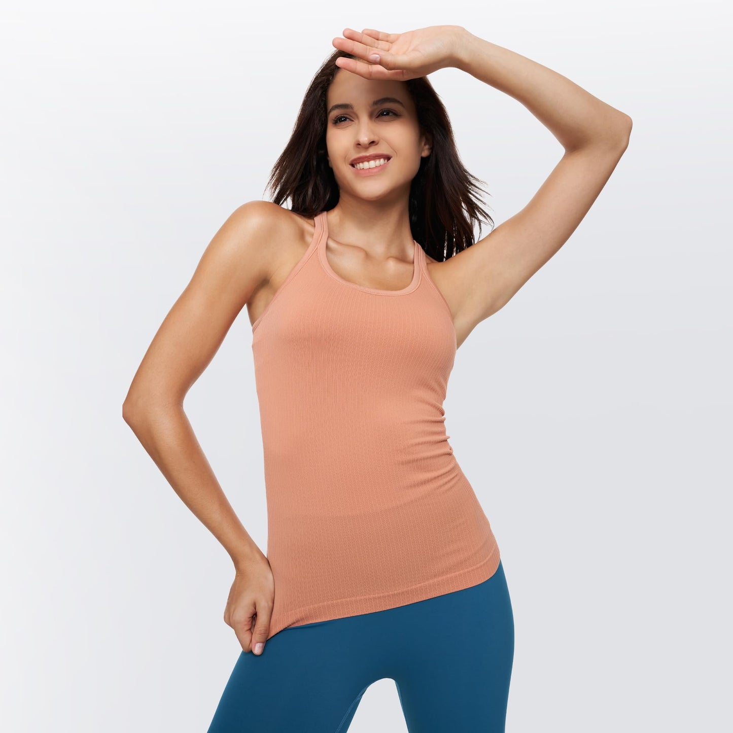 sphinx cat Yoga Racerback Tank Top for Women with Built in Bra,Women's Padded Sports Bra Fitness Workout Running Shirts Rose-Pink 4
