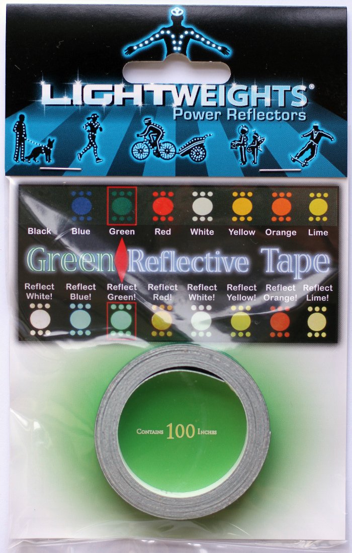 Light Weights Stealth Reflective Tape Green 100