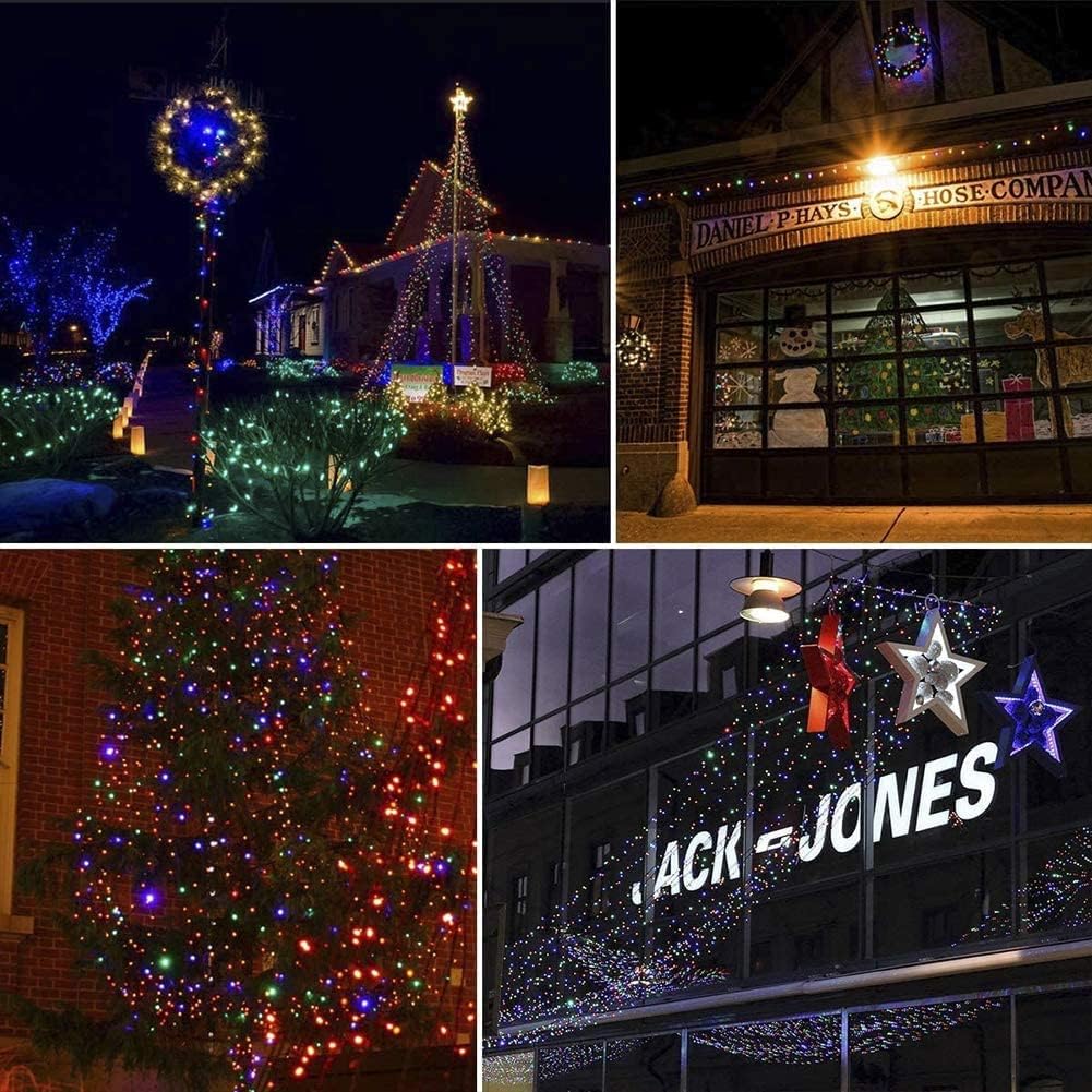 500 LED Christmas String Lights - 164 FT Waterproof RGB Fairy Lights with Remote & Timer for Indoor/Outdoor Holiday Decor