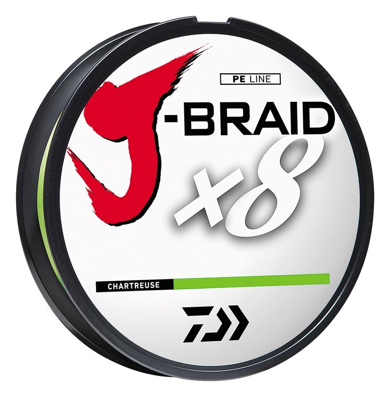 Daiwa J-Braid Grand X8, Filler Spool, Chartreuse, Mono Dia