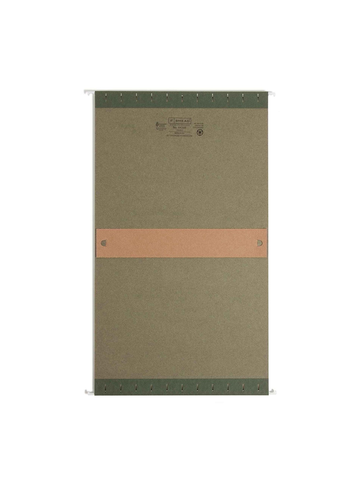 Smead Hanging File Folders for Documents, Letter Size, 2 Inch Expansion, File Organizer for Filing Cabinets, Standard Green, 25 Pack (64259)