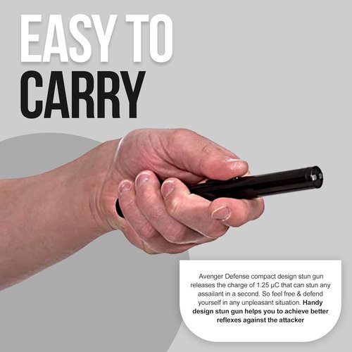 ADS-15SBP Pen Stun Gun | Rechargeable Self Defense Device for Women's Protection