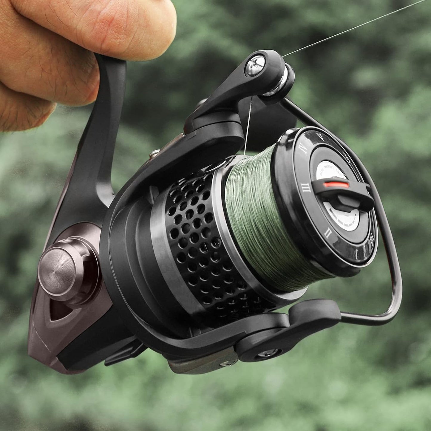 TRUSCEND Spinning Fishing Reel - Ultra-Light Aviation Metal, High Speed & Durable for Saltwater & Freshwater