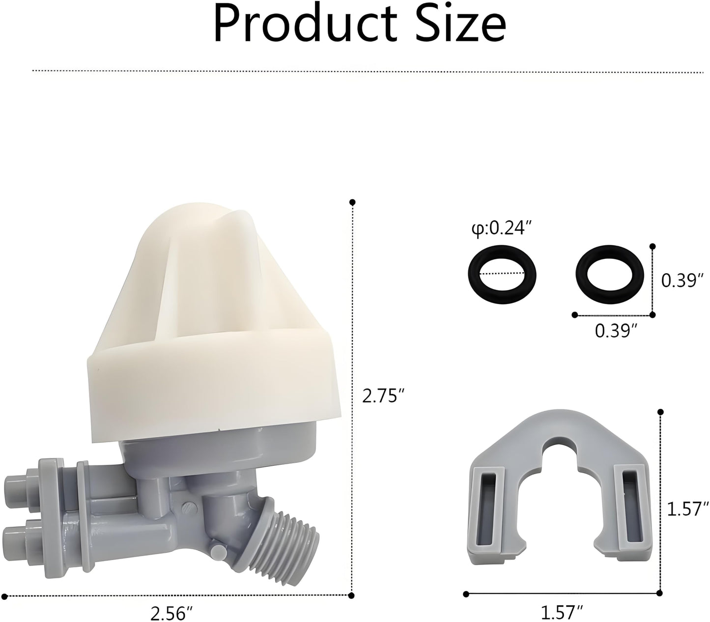 7187065 7253808 Water Softener Nozzle and Venturi Assembly Compatible with 7214969, 7165704, 7238450 and WS15X10027 WS15X10046