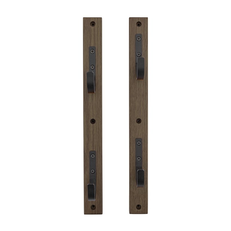 Allen Company Gun Collector Hardwood Gun Rack, Holds 2-Firearms, Brown/Black