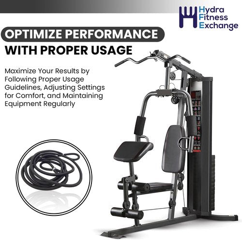 Hydra Fitness Exchange Heavy-Duty Tension Floating Pulley Bungee Cord 72" x 3/16" Elastic Cable Replacement for Fitness Equipment, Durable Rubber Cord for Home Gym & Exercise Machines - MPN 6271801