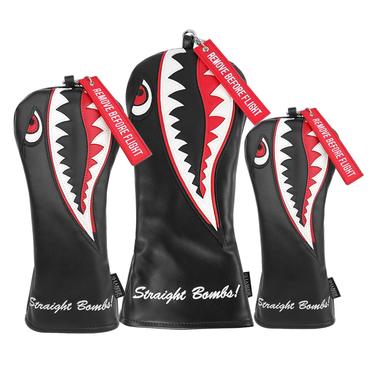 New Flying Tiger Warshark Golf Headcover for Golf Club Available for Driver/Fairway/Hybird (Hybird Cover)