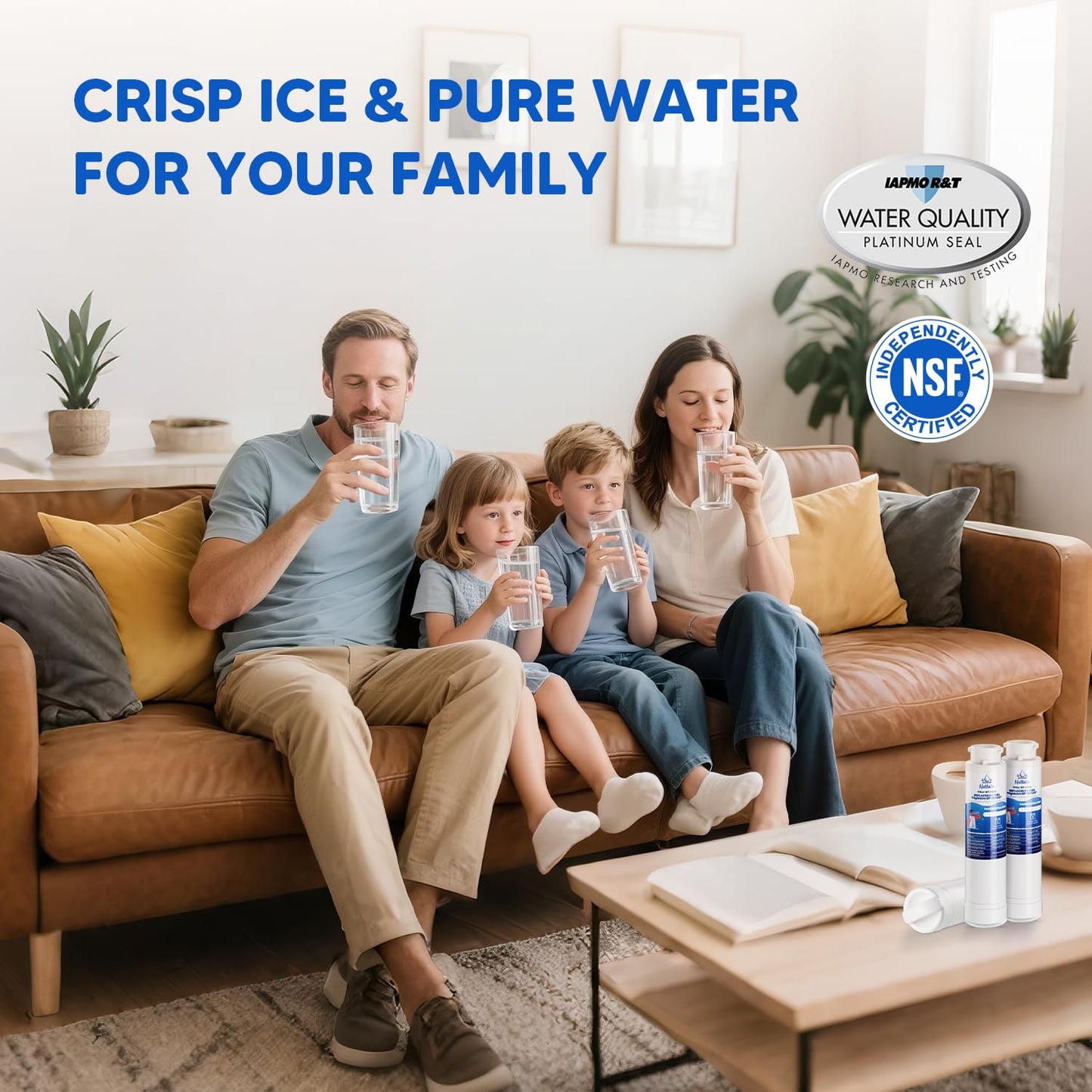 Water Filter Replacement Compatible with Frigidaire EPTWFU01, EWF02, Pure Source Ultra II, 012505454226, 4562222, 3 Pack, by NUTTUTO