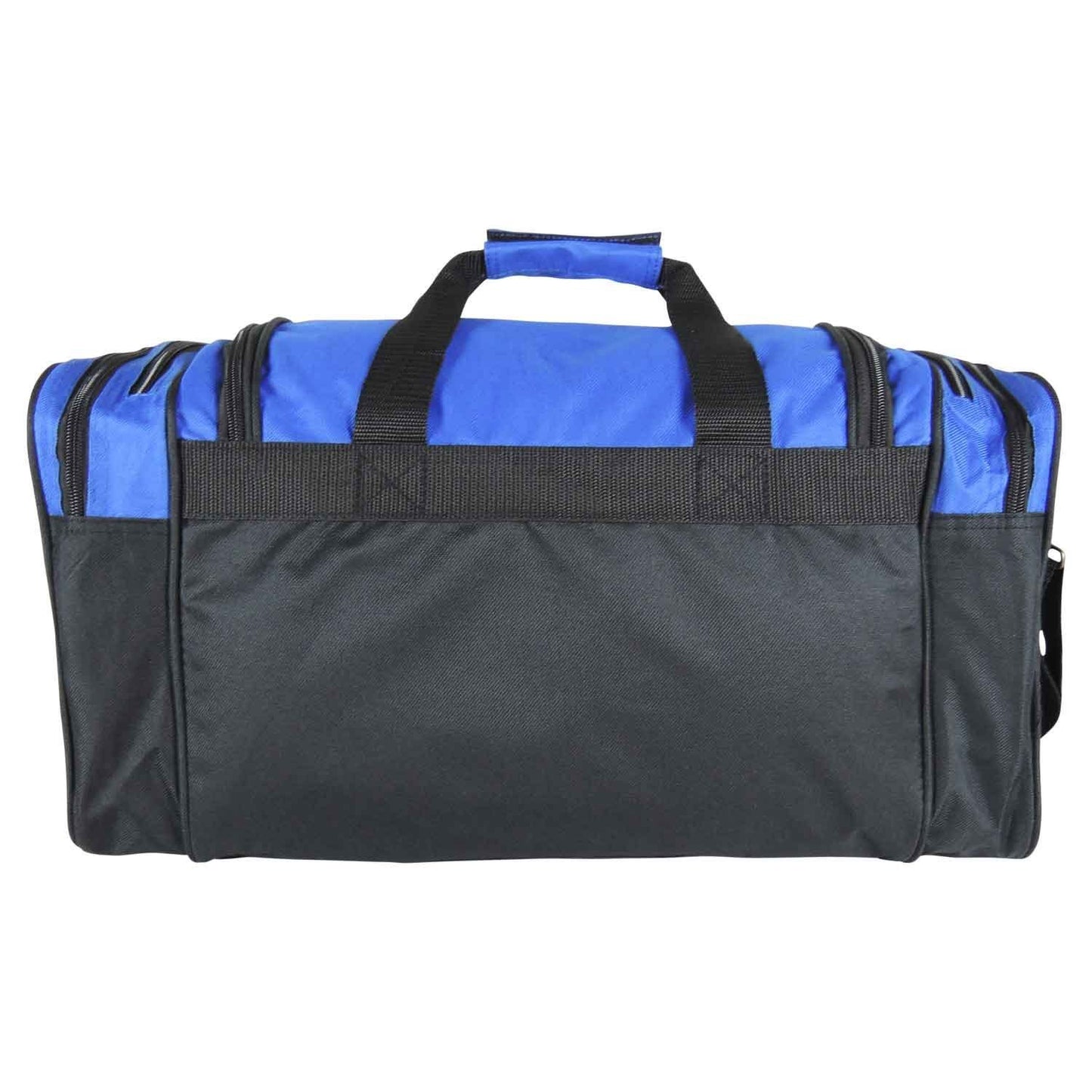 DALIX 20" Sports Duffle Bag w Mesh and Valuables Pockets Travel Gym (Royal Blue)