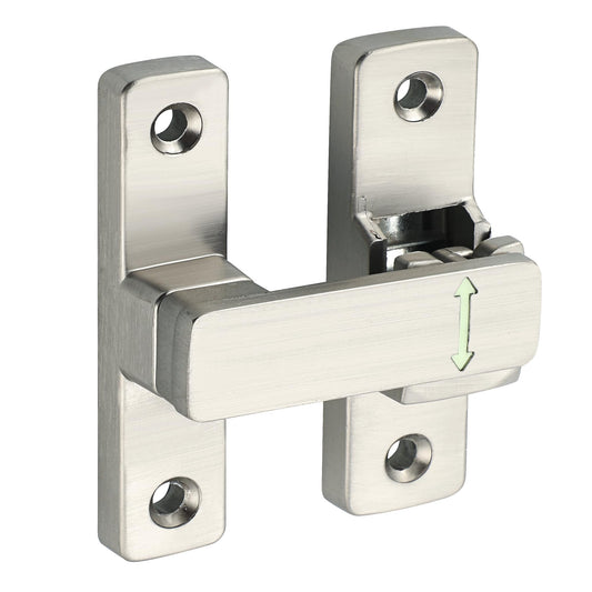 90/180 Degree Flip Latch Gate Latch, Heavy Duty Black Safety Door Lock Enhanced Security Flip Latch Lock Hardware for Interior Door Front Door Barn Garden Fence Window Bathroom Cabinet