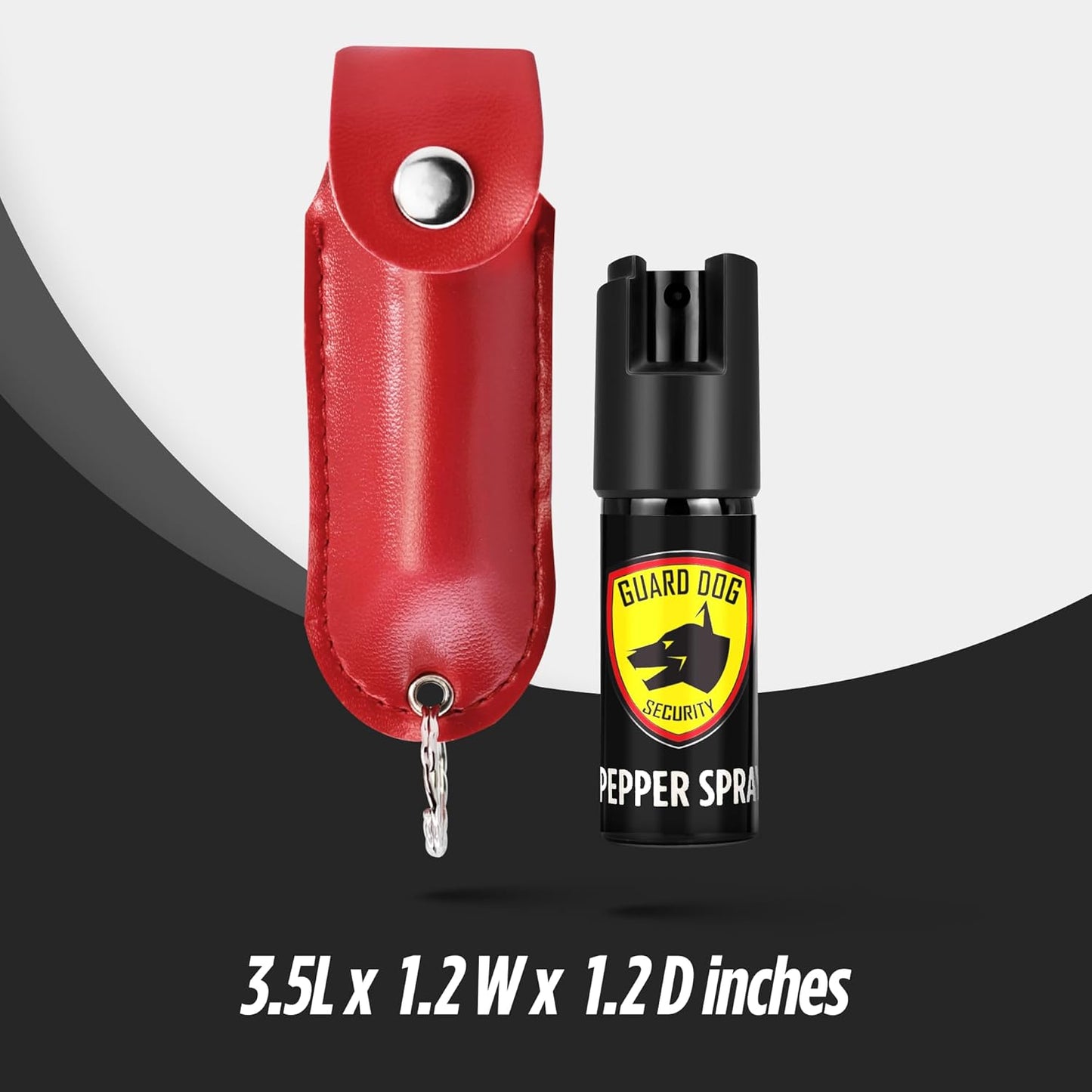 Skiennix Pepper Spray for Women - Keychain Self Defense with Leather Case | 16 Feet Range, UV Dye