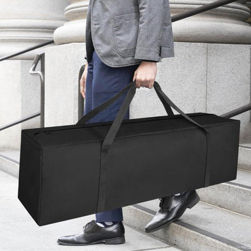 COOLBEBE 52" Sports Duffle Bag - 160L Extra Large Travel Duffel with Lockable Zippers | Sturdy & Water Resistant (Black, 2-Pack)