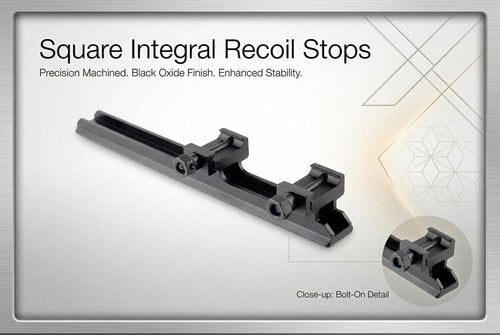 GOTICAL 22 Slots 8.75" / 225mm Length Extended Long Picatinny Rail Cantilever Mount 1" Riser Rail for Optics Flashlight Laser Lightweight Design Alumium Matt Finish Black