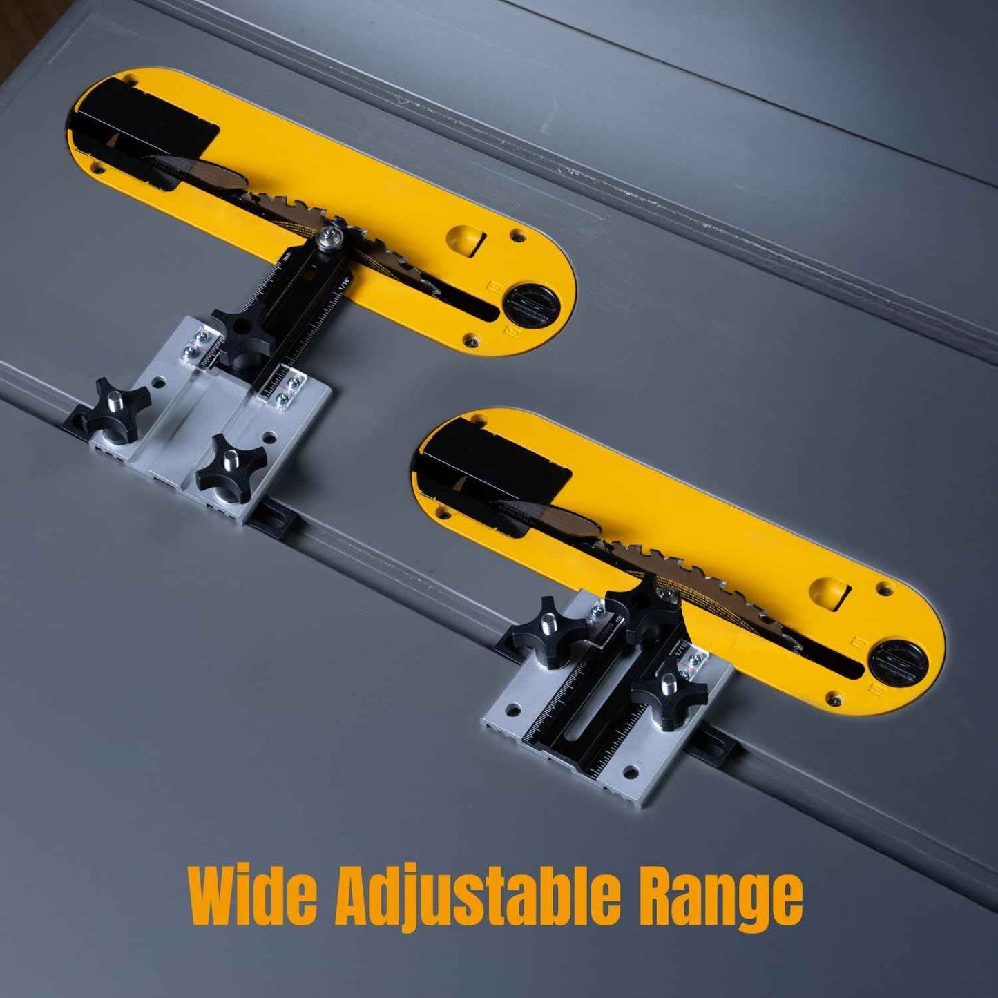POWERTEC Adjustable Roller Stock Guide for Table Saw & Router - Enhance Safety & Reduce Kickback (Model 71935)