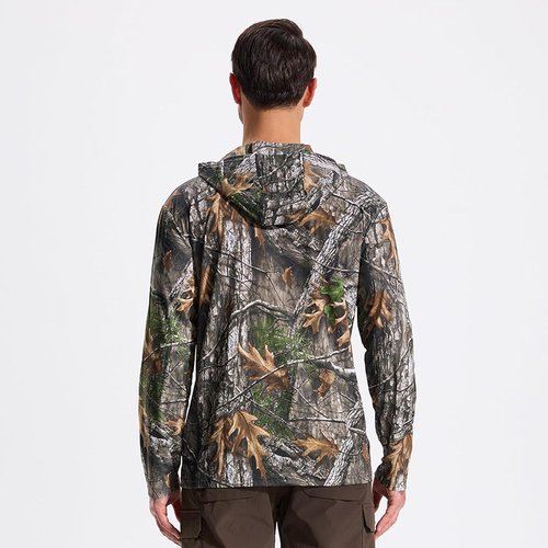LOOGU Men’s Camo Hunting Shirt - Lightweight Long Sleeve Camouflage Shirt for Fishing & Hiking