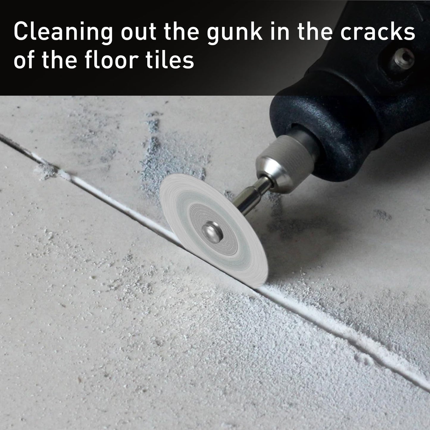 20 pcs Diamond Cutting Wheel Cut Off Discs Coated(22mm) with 4pcs 3mm Mandrel and Screwdriver for Dremel Rotary Tool