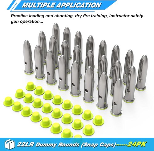 Artemis Snap Caps - Reusable Training Dummy Rounds for Dry Fire Practice | Realistic Weight & Multiple Styles