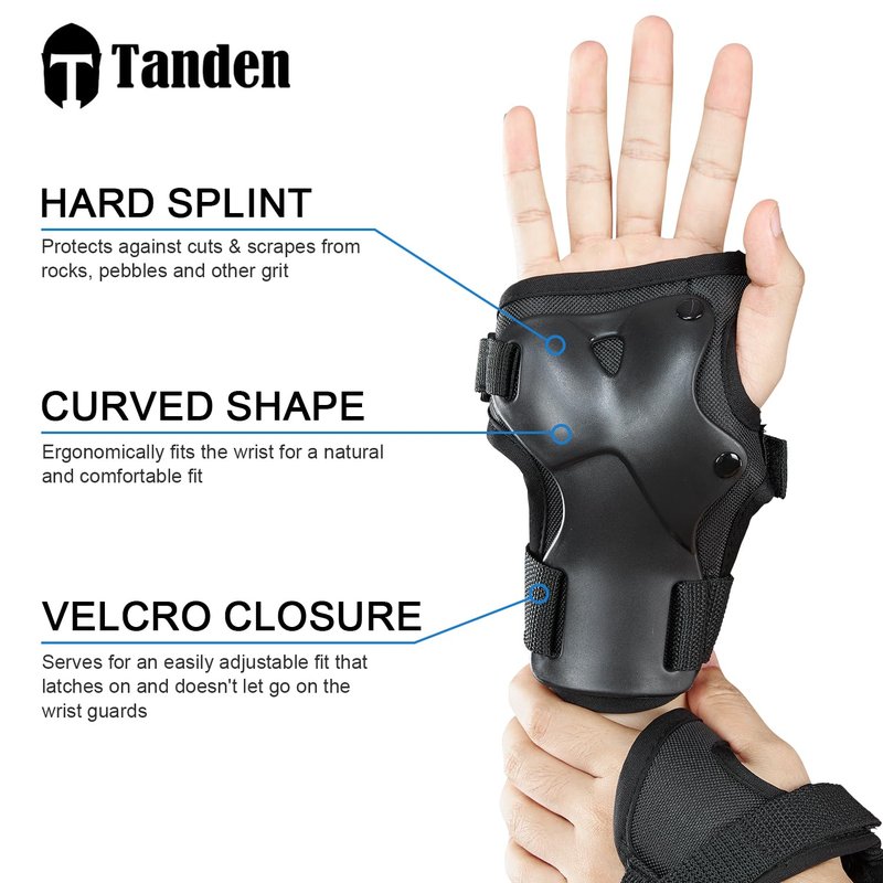 Tanden Wrist Guard Skating Protective Gear Adult and Kids Wrist Guards, Wrist Pads for Skating Skateboarding Snowboarding Ice Skating Wrist Guards