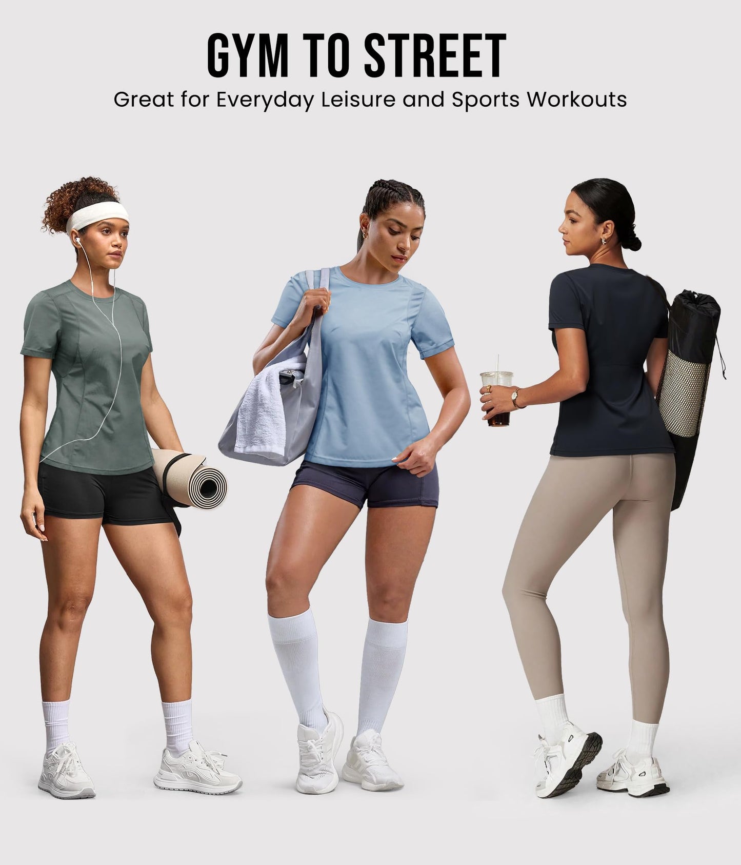 Junlan Waist Trainer for Women - Sauna Sweat Vest for Women Working Out(Light Blue, Large)