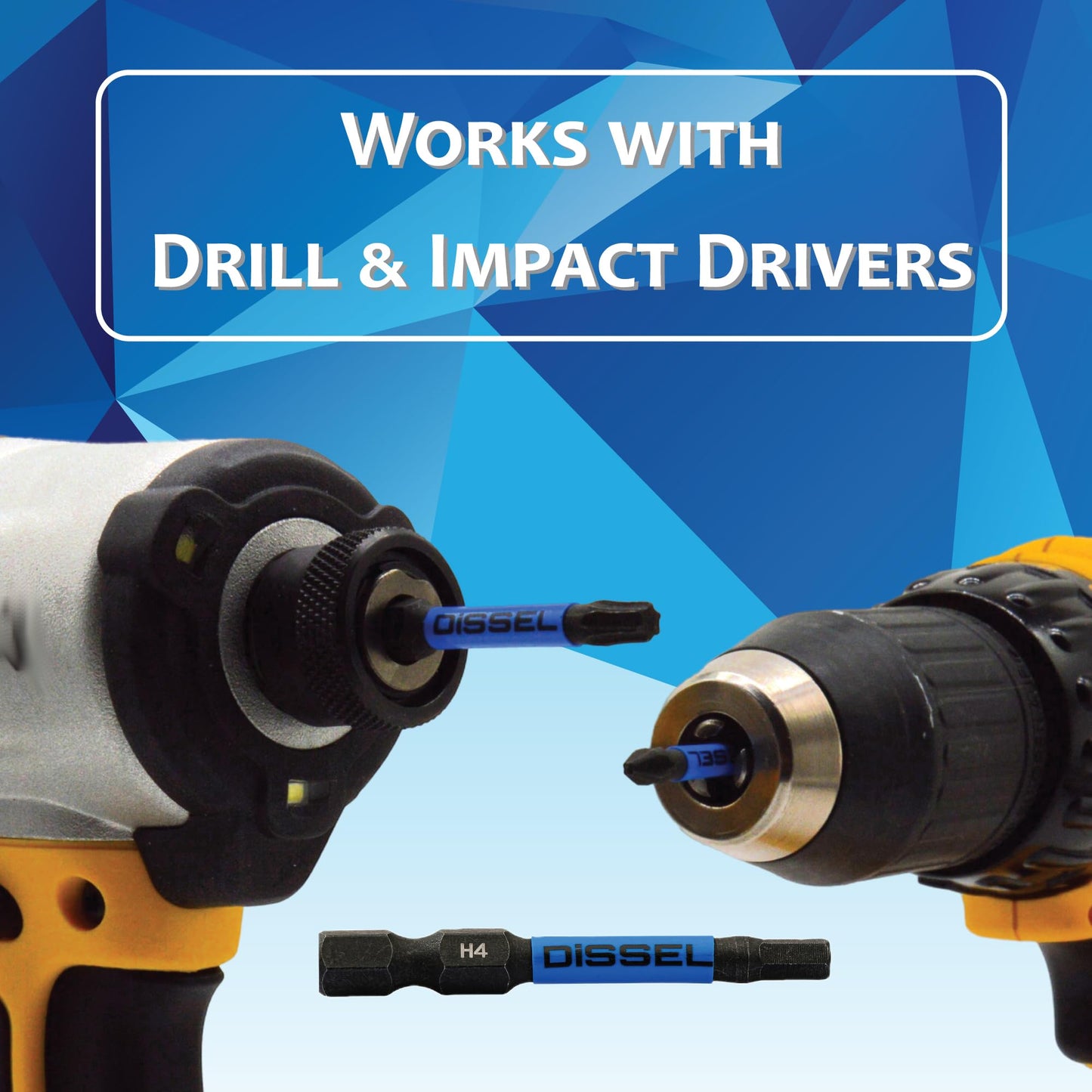 DiSSEL 3/16 Hex Bit Set - SAE Magnetic 3/16 Allen Wrench, Durable S2 Steel Hex Driver for Bike, Furniture & RC Repairs (6pc). Impact Grade Allen Bits Designed for Precision and Durability.