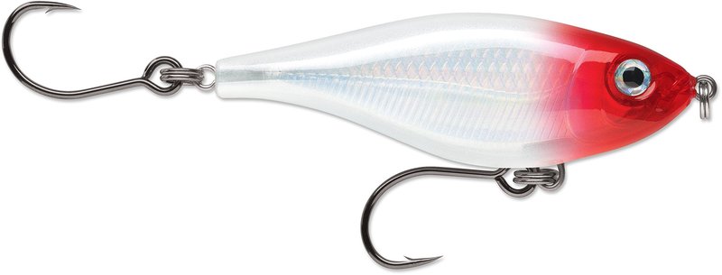 Rapala X-Rap Twitchin' Mullet 8 Ghost SXRTM08RGH: X-Rap Twitchin' Mullet 8 Ghost, Red, one size