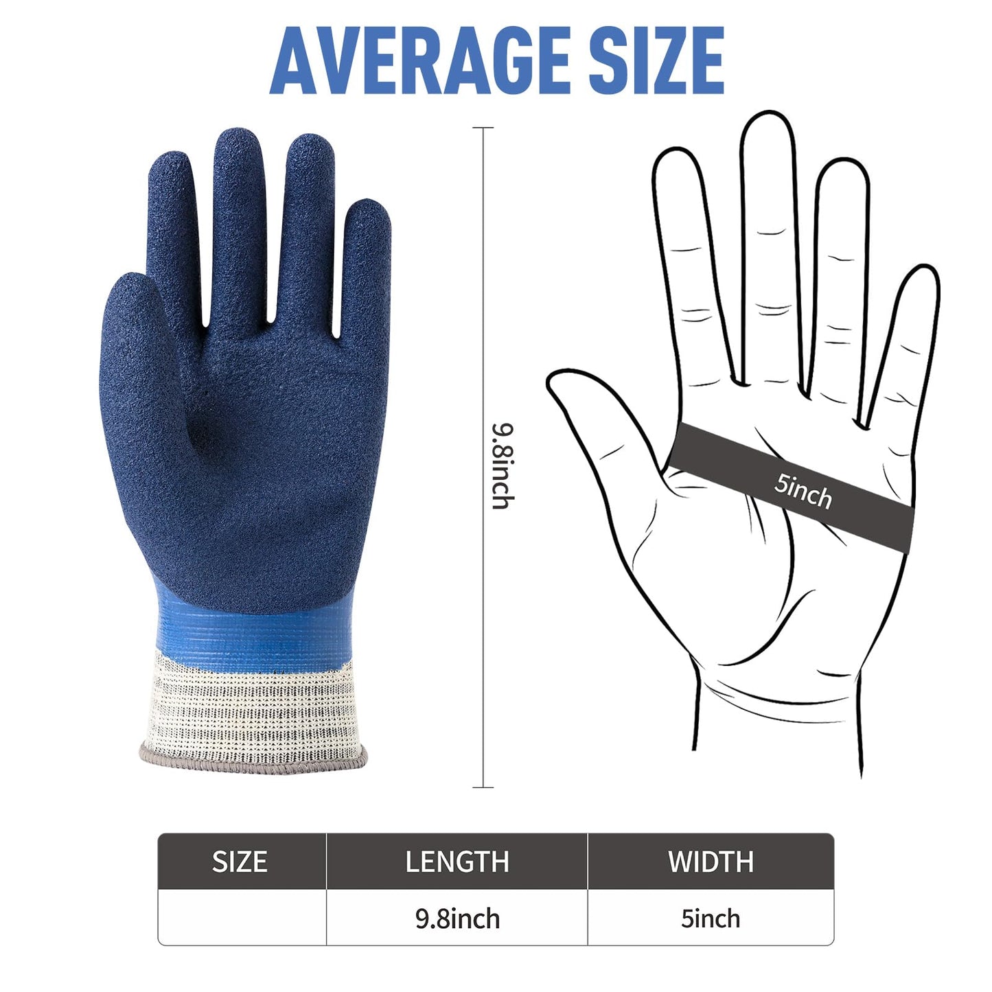 SarmourX Electrician Gloves 1000V High Voltage Insulated Work Gloves Waterproof Electrical Gloves Rubber Non-slip Design