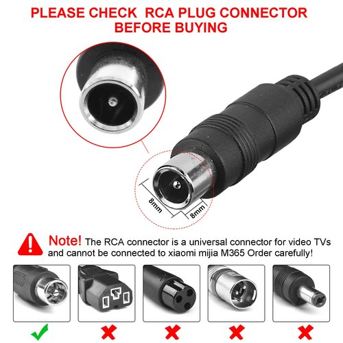 SGS Certified 42V 2A Electric Scooter Charger (Round RCA Connector Charger) Compatible with Segway Ninebot Scooter, Lime, Lime-S, Spin, Skip, ES1 ES2 ES4 Electric Scooter for 36V Li-ion 10S Battery