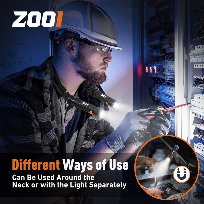 ZOOI Fathers Day Mens Gifts for Husband Dad Neck Light, Gifts for Men, Neck Flashlight Lamp, Dad Gifts for Him Dad Boyfriend Husband, Grandpa Fathers Day Gift, Cool Gadgets Stuff for Camping, Fishing