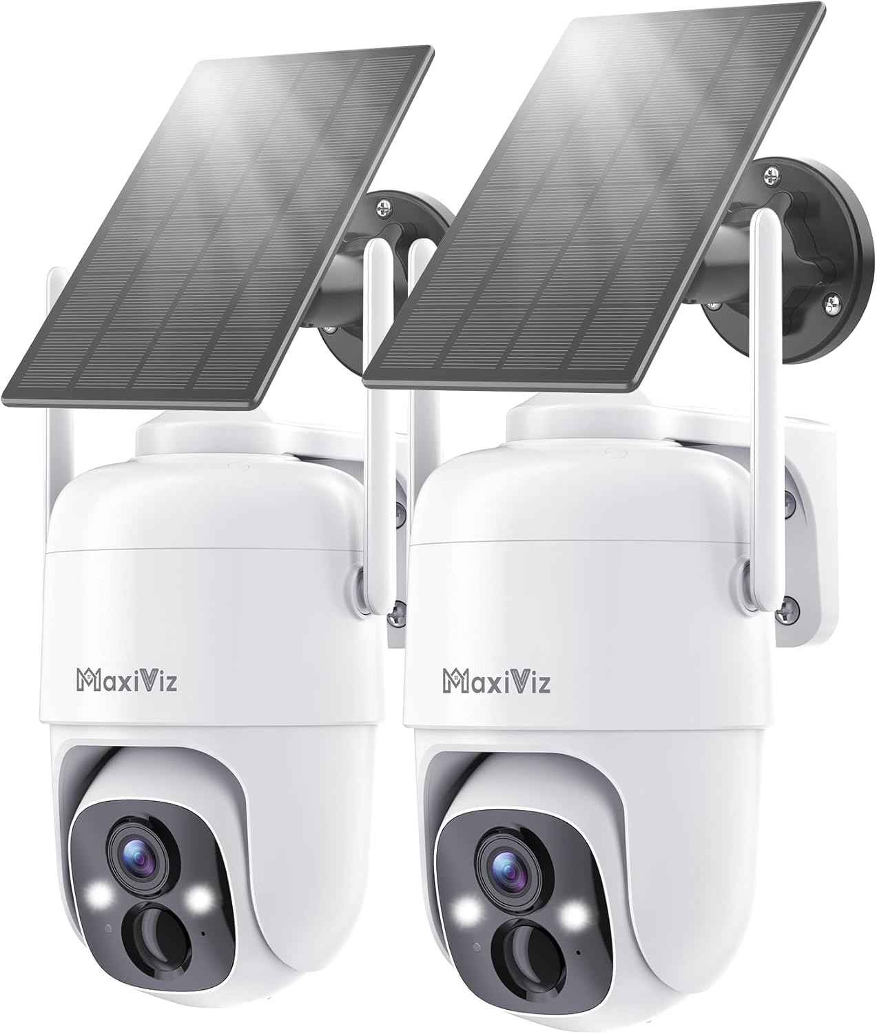 Wireless Solar Security Camera - 360° Outdoor Surveillance with AI Motion Detection, 2K Night Vision & Two-Way Talk