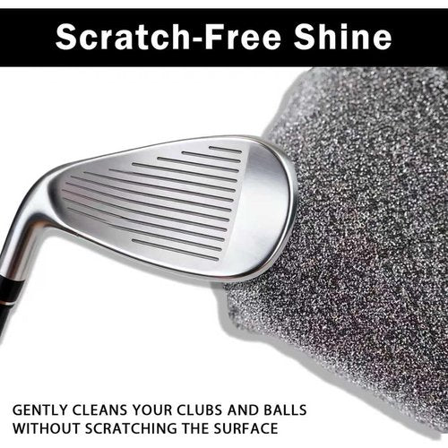 HIOBptee Portable Golf Club & Ball Cleaning Kit - Golf Cleaning Pouch with Towel, Lightweight Hanging Golf Accessory for Bag