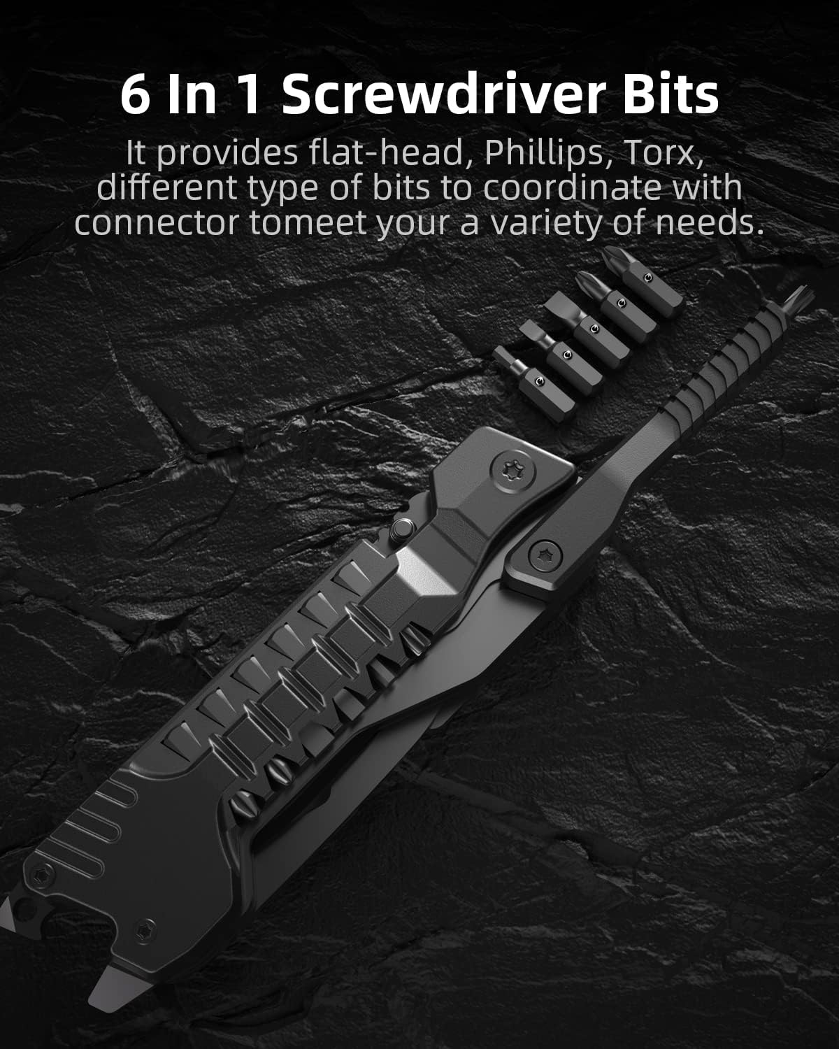 Skiennix 17-in-1 Multitool Knife - Versatile Camping Tool with Fire Starter, Bottle Opener & More | Perfect Gift for Outdoor Enthusiasts