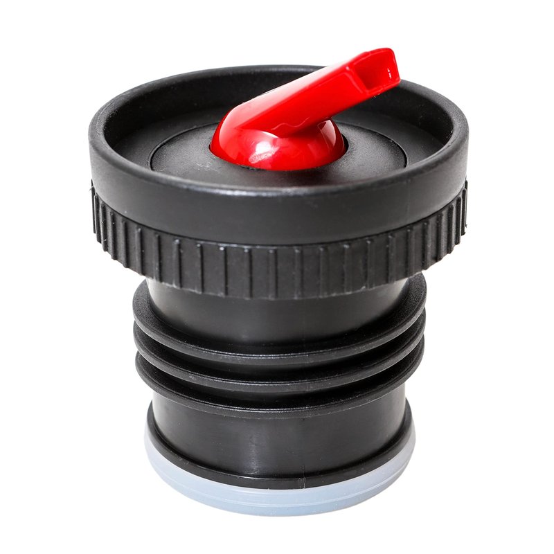 Stanley Thermos Stopper Pico de Mate Replacement Part For Classic Vacuum Insulated Wide Mouth Bottle Thermos (1, Black-Red) (1.1QT, 1.5QT, 2QT)