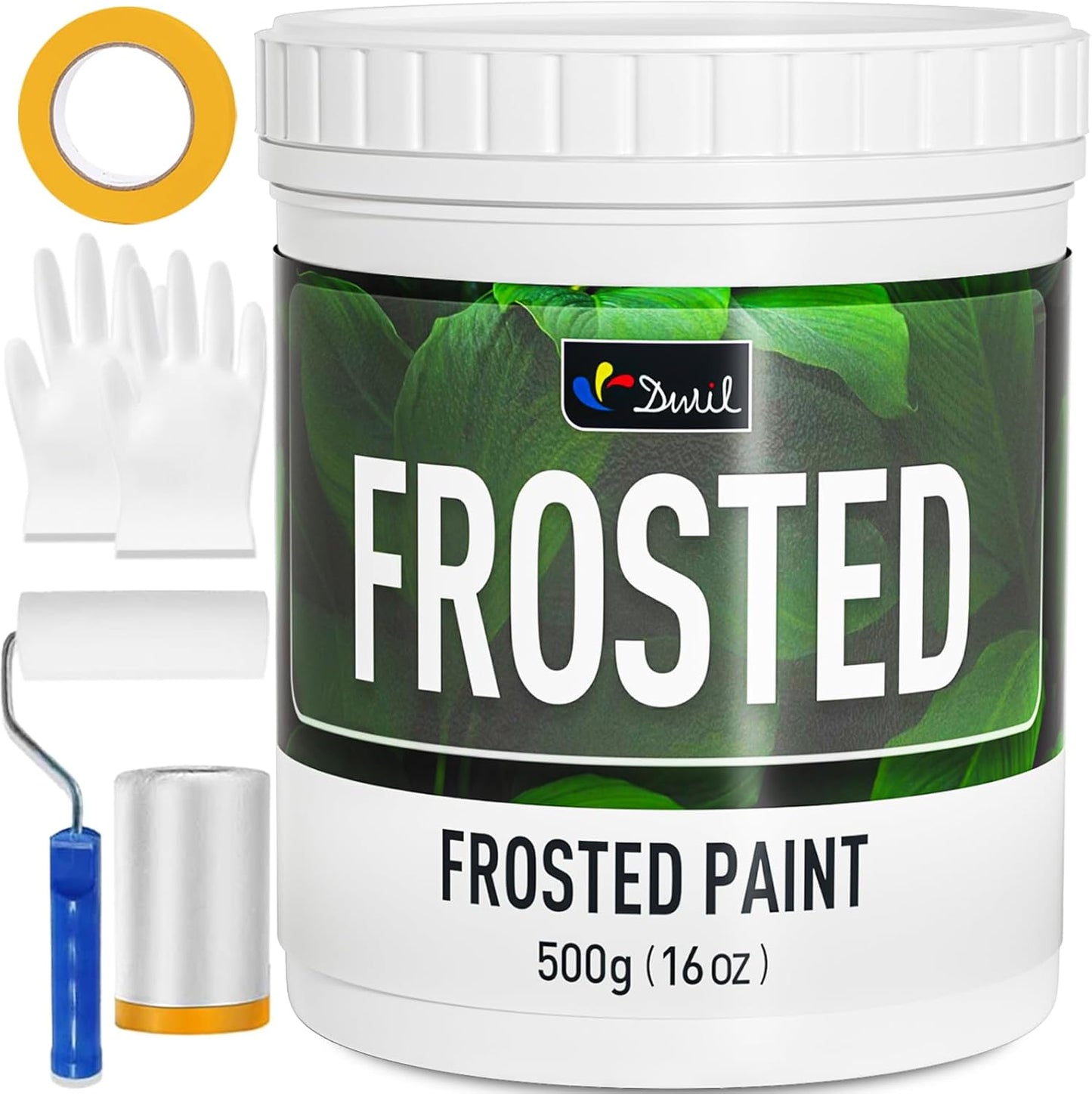 Frosted Glass Window Privacy Paint - 32oz Waterproof & UV Resistant Spray for Bathroom, Kitchen, Sliding Doors