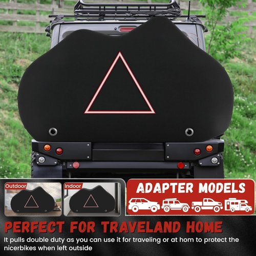 Heavy Duty Waterproof Bike Cover for 2 Bikes | 420D Outdoor Transport Protection