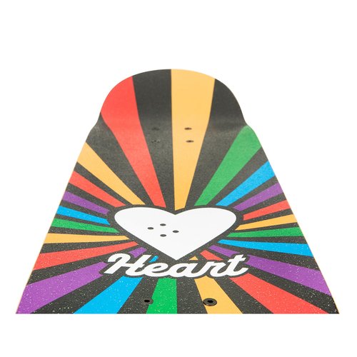 The Heart Supply Complete Skateboard Team Burst 31.35" x 8.0" 7-Ply Maple Blend Construction Full concave, 54mm Wheels, Max Weight 220lbs